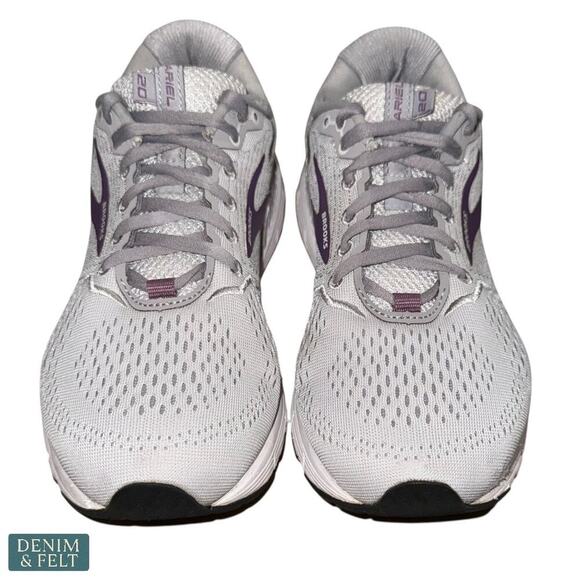 Brooks Ariel ’20 Oyster Alloy Grape Running Walking Shoes Women’s 8.5 Wide - Picture 4 of 14